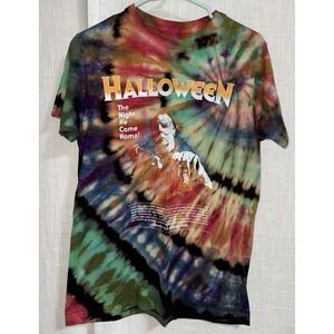 Halloween John Carpenter Shirt Men's M Medium Tie Dye Michael Myers Horror